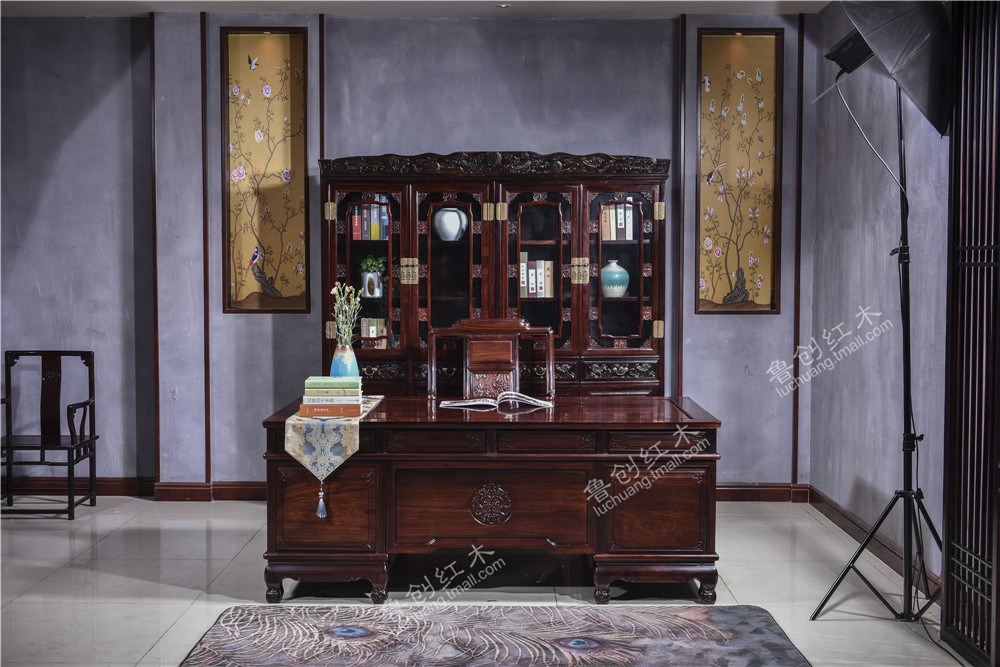 三組合書柜+明韻二米辦公桌